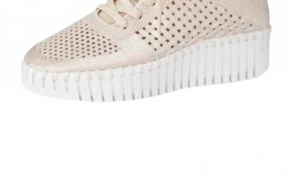 NEW ILSE JACOBSEN women's tulip 4271 platform perforated tennis shoe in kit-embr